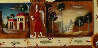David in Jerusalem 1995 47x59 Huge Original Painting by Kim Tkatch - 1