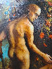 Die With a Wounded Man 2006 68x80 Huge Mural Size Original Painting by Kim Tkatch - 3