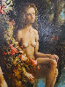 Adam And Eve 2006 68x80 Huge Original Painting by Kim Tkatch - 4
