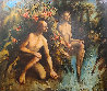 Adam And Eve 2006 68x80 Huge Original Painting by Kim Tkatch - 5