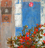 Flowers in the Hall 2024 28x39 Original Painting by Kim Tkatch - 2