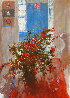 Flowers in the Hall 2024 28x39 Original Painting by Kim Tkatch - 0