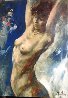 Untitled Nude 2003 37x26 Original Painting by Kim Tkatch - 0