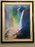 Untitled Landscape Painting 1992 52x44 Huge Original Painting by Thomas Leung - 5