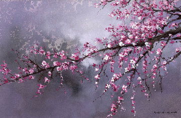 Winter Plum Blossom II 2018 20x30 Original Painting - Thomas Leung Winter Plum Blossom II 2018 20x30 Original Painting - Thomas Leung