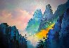 Magical Mountain 2018 39x55 Huge Original Painting by Thomas Leung - 1