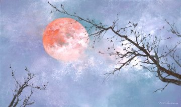 Under the Moon 2019 29x49 Original Painting - Thomas Leung Under the Moon 2019 29x49 Original Painting - Thomas Leung