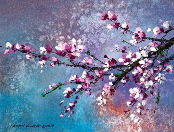 Winter Blossom II 2019 15 in Original Painting - Thomas Leung Winter Blossom II 2019 15 in Original Painting - Thomas Leung