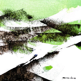 Wave 16 2019 16x16 Original Painting - Thomas Leung Wave 16 2019 16x16 Original Painting - Thomas Leung