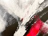 Red Motion 2018 39x31 Original Painting by Thomas Leung - 3