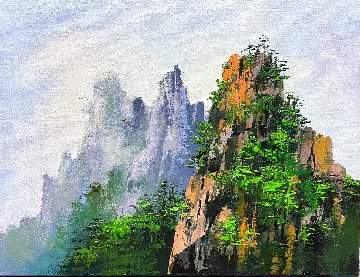 In the Morning 2020 18x23 Original Painting - Thomas Leung In the Morning 2020 18x23 Original Painting - Thomas Leung