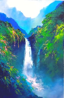 Magic Falls 2021 30x20 Original Painting - Thomas Leung Magic Falls 2021 30x20 Original Painting - Thomas Leung