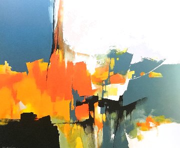 Expanse 2019 59x70 Huge Original Painting - Thomas Leung Expanse 2019 59x70 Huge Original Painting - Thomas Leung