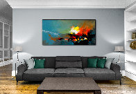 Exploration 2019 47x98 Huge Original Painting by Thomas Leung - 2 Exploration 2019 47x98 Huge Original Painting by Thomas Leung - 2