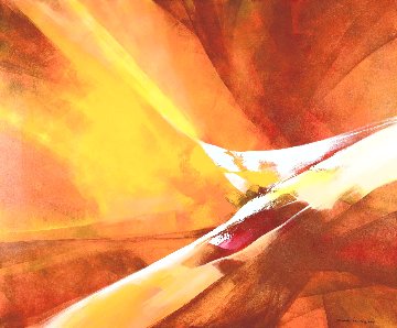 Summer of Fire 2015 39x47 Huge Original Painting - Thomas Leung Summer of Fire 2015 39x47 Huge Original Painting - Thomas Leung
