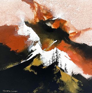 Deep Valley 19x19 Original Painting - Thomas Leung