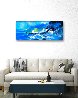 Seaside 2021 20x47 - Huge Original Painting by Thomas Leung - 2 Seaside 2021 20x47 - Huge Original Painting by Thomas Leung - 2