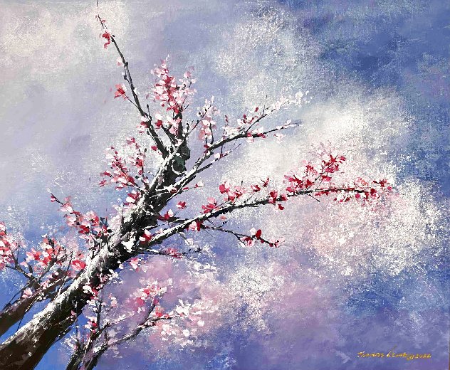 Blossom Season 2022 20x24 Original Painting by Thomas Leung