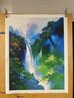 Fantasy Cascades Embellished Giclee on Canvas  - Huge Limited Edition Print by Thomas Leung - 1