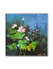 On the Pond 2023 22x22 Original Painting by Thomas Leung - 1