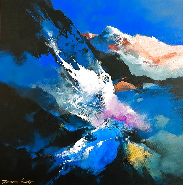 Blue Mountains 2023 20x20 Original Painting by Thomas Leung