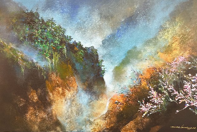 Rising from the Mist 2024 24x36 Original Painting by Thomas Leung