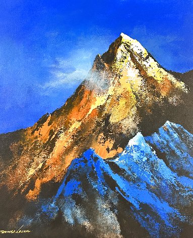 Mont Blanc 2024 24x20 - France Original Painting - Thomas Leung