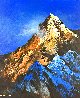 Mont Blanc 2024 24x20 - France Original Painting by Thomas Leung - 0