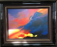 Sea of Fire 55x67 Super Huge Original Painting by Thomas Leung - 1 Sea of Fire 55x67 Super Huge Original Painting by Thomas Leung - 1