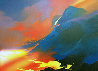 Sea of Fire 55x67 Original Painting by Thomas Leung - 0 Sea of Fire 55x67 Original Painting by Thomas Leung - 0