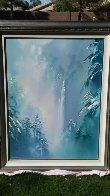 Winter Splendor 48x36 Super Huge Original Painting by Thomas Leung - 1 Winter Splendor 48x36 Super Huge Original Painting by Thomas Leung - 1
