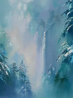 Winter Splendor 48x36 Super Huge Original Painting - Thomas Leung Winter Splendor 48x36 Super Huge Original Painting - Thomas Leung