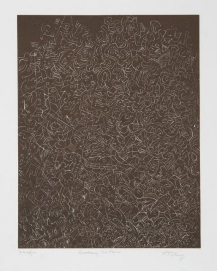 Psaltery, 1st Form 1974 Limited Edition Print by Mark Tobey Psaltery, 1st Form 1974 Limited Edition Print by Mark Tobey