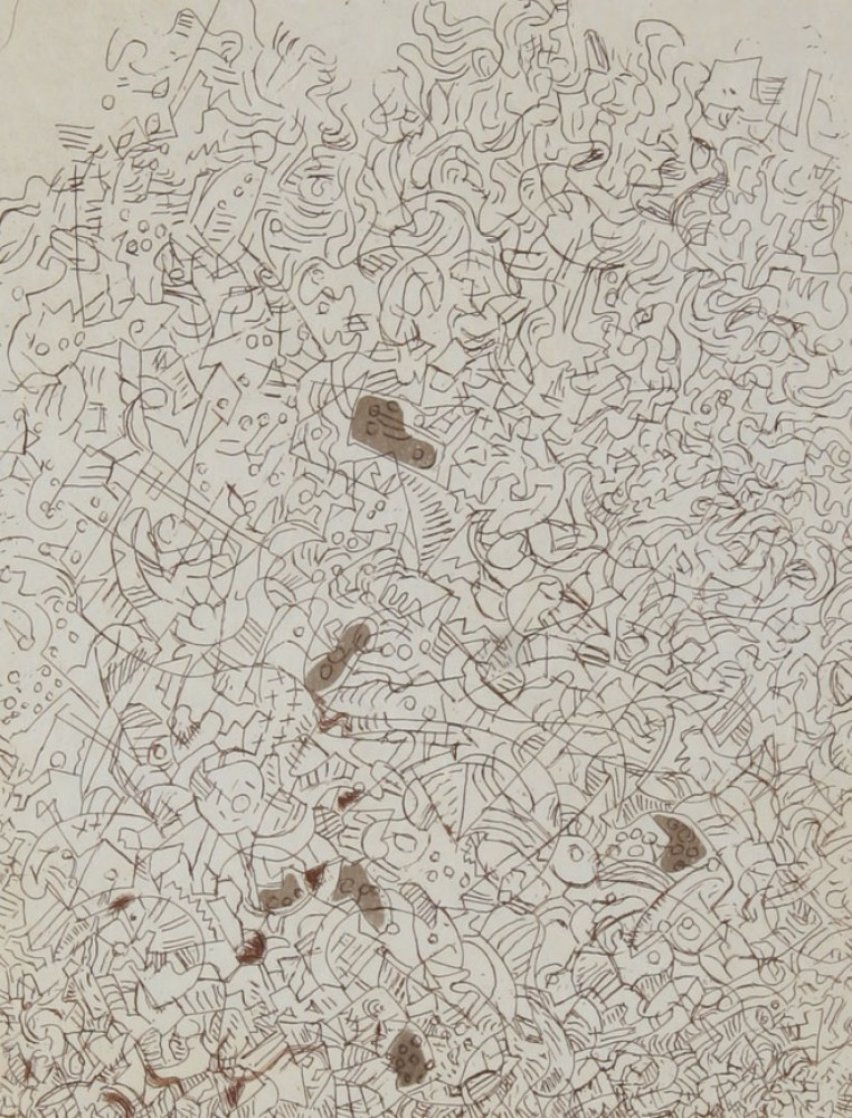 Psaltery, 2nd Form Limited Edition Print by Mark Tobey Psaltery, 2nd Form Limited Edition Print by Mark Tobey