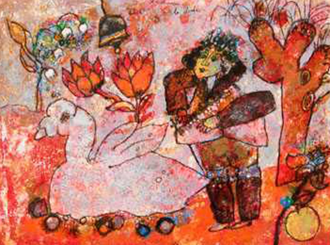 H. C. Andersen: La Cloche 1977 Limited Edition Print by Theo Tobiasse H. C. Andersen: La Cloche 1977 Limited Edition Print by Theo Tobiasse