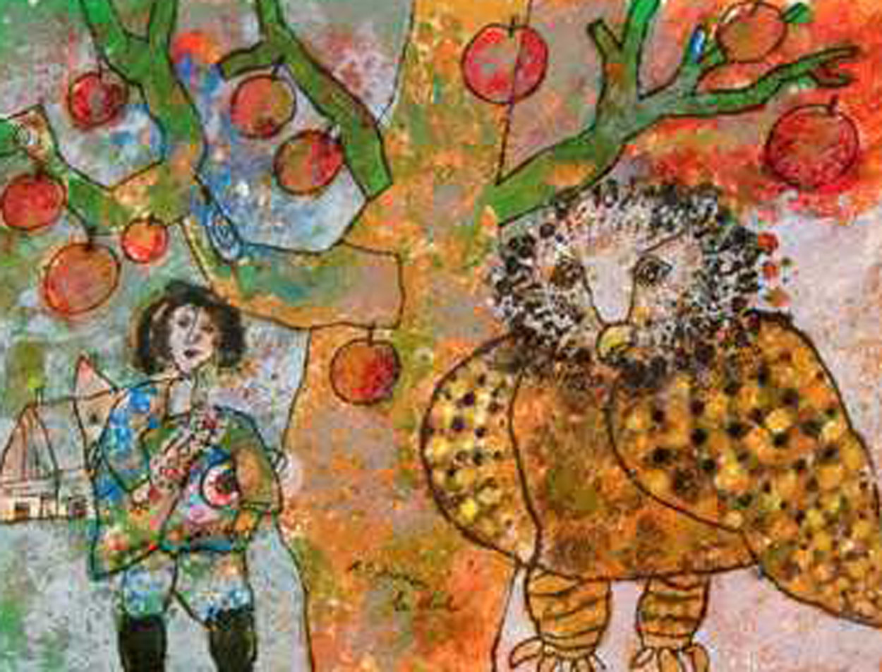 H. C. Andersen: La Cloche II 1977 Limited Edition Print by Theo Tobiasse H. C. Andersen: La Cloche II 1977 Limited Edition Print by Theo Tobiasse