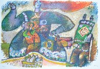 Cantique Por Faire Flewir Le Passe 1991 Limited Edition Print by Theo Tobiasse - 1 Cantique Por Faire Flewir Le Passe 1991 Limited Edition Print by Theo Tobiasse - 1