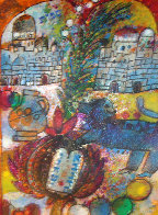 Four Lights of the Midrash, Suite of 4 1980 Limited Edition Print by Theo Tobiasse - 1 Four Lights of the Midrash, Suite of 4 1980 Limited Edition Print by Theo Tobiasse - 1
