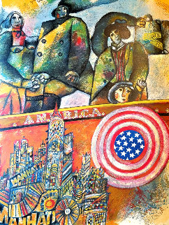America 1986 Limited Edition Print - Theo Tobiasse