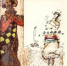 Le Danse De l'amour 1983 14x14 Works on Paper (not prints) by Theo Tobiasse - 0