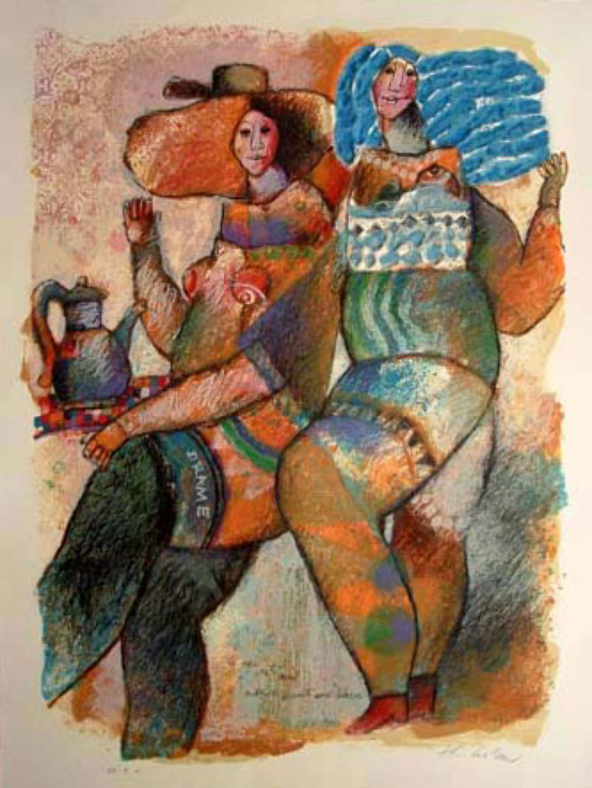 La Rue est un Monde 1985 Limited Edition Print by Theo Tobiasse La Rue est un Monde 1985 Limited Edition Print by Theo Tobiasse