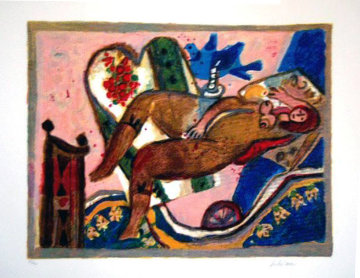 Le Cantique Des Cantiques - The Song of Songs. Suite of 12 1996 Limited Edition Print - Theo Tobiasse Le Cantique Des Cantiques - The Song of Songs. Suite of 12 1996 Limited Edition Print - Theo Tobiasse