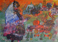 Untitled Lithograph Limited Edition Print by Theo Tobiasse - 0 Untitled Lithograph Limited Edition Print by Theo Tobiasse - 0