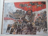 Composition With People Limited Edition Print by Theo Tobiasse - 1 Composition With People Limited Edition Print by Theo Tobiasse - 1
