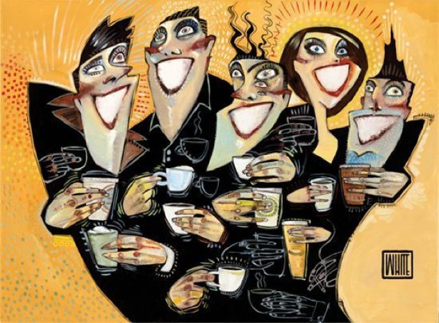 Caffeine Embellished 2009 Limited Edition Print by Todd White