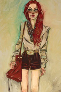 When She Threw Her Roses Down 2015 50x30 Original Painting - Todd White When She Threw Her Roses Down 2015 50x30 Original Painting - Todd White