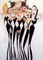 Girl Party 2005 Embellished Limited Edition Print by Todd White - 0 Girl Party 2005 Embellished Limited Edition Print by Todd White - 0