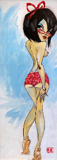 Boys Don't Tell Embellished Works on Paper (not prints) - Todd White Boys Don't Tell Embellished Works on Paper (not prints) - Todd White