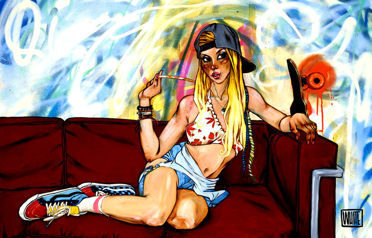 Malibu High Embellished Limited Edition Print by Todd White