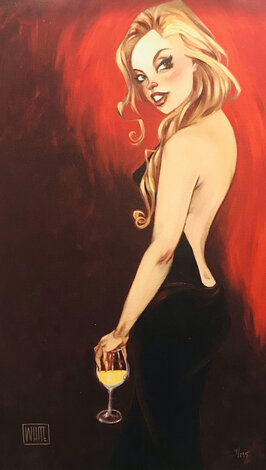 If You Knew Heartbreak Was Coming 2012 - Framed Embellished  Giclee on Canvas -  Huge Limited Edition Print - Todd White